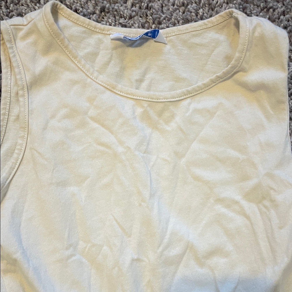 Mayoral Beige Sleeveless Top